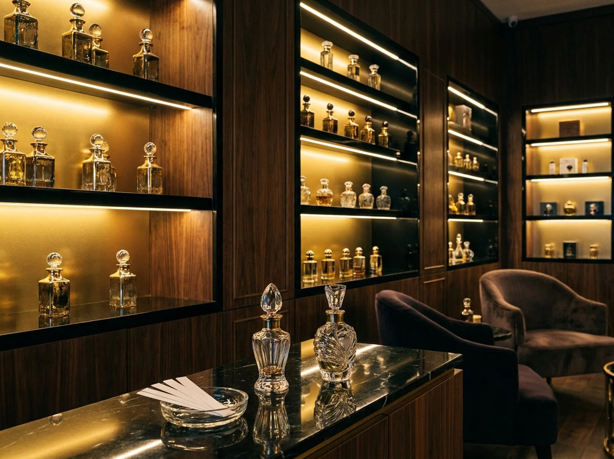 Inside the Raghad Perfumes boutique in Detroit